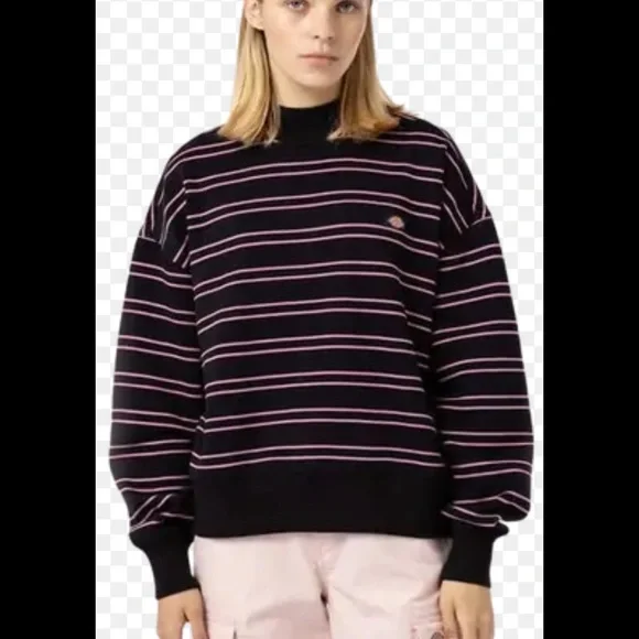 Dickies Westover Stripe Womens Sweatshirt in Small - Picture 6 of 6